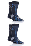 Load image into Gallery viewer, STORM BLOC 4Pk Technical Performance Socks-Mens 6-11