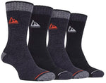 Load image into Gallery viewer, STORM BLOC 4Pk Performance Crew Socks-Mens 6-11
