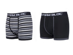 Load image into Gallery viewer, STORM BLOC 2Pk Cotton Rich Fitted Trunks - Mens