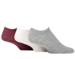 Load image into Gallery viewer, TORE 3Pk 100% Recycled Plain Trainer Socks- Mens 7-11
