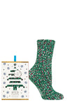 Load image into Gallery viewer, WILDFEET 1PK Gift Boxed Christmas Popcorn Bed Socks-Womens 4-8