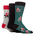 Load image into Gallery viewer, WILDFEET 3PK Christmas Novelty Cotton Socks - Mens 7-11