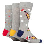 Load image into Gallery viewer, WILDFEET 3PK Christmas Novelty Cotton Socks - Mens 7-11
