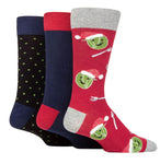 Load image into Gallery viewer, WILDFEET 3PK Christmas Novelty Cotton Socks - Mens 7-11