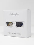Load image into Gallery viewer, THOUGHT 1Pk Study Glasses Bamboo Socks in Gift Box - Mens 7-11