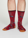 Load image into Gallery viewer, THOUGHT 1Pk Perry Sportsman Bamboo Socks-Mens 7-11