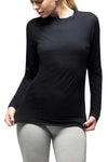 Load image into Gallery viewer, HEAT HOLDERS ULTRA LITE™ Black Base Layer Tops-Womens