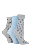 Load image into Gallery viewer, TORE 3Pk 100% Recycled Diamond Socks-Womens 4-8
