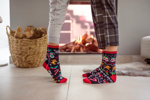 HEAT HOLDERS Lite Christmas Socks Festive-Mens 6-11