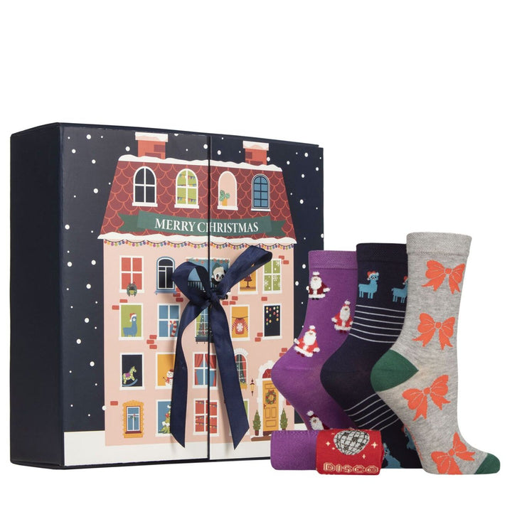 SOCKSHOP 25 Day Christmas Bamboo Sock Advent Calendar - Women's