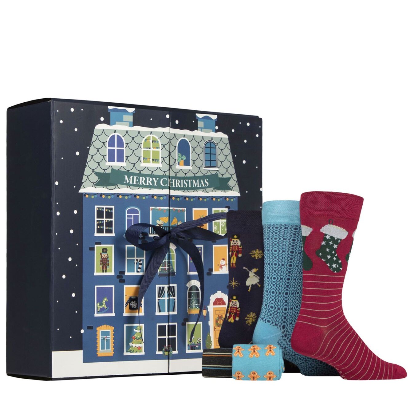 SOCKSHOP 25 Day Christmas Bamboo Sock Advent Calendar - Men's