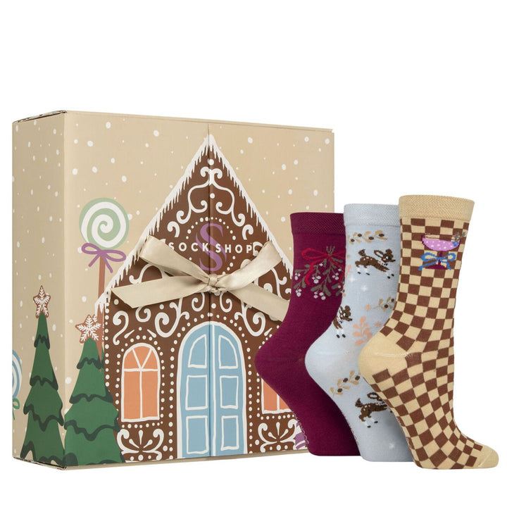 SOCKSHOP 25 Day Christmas Bamboo Sock Advent Calendar - Women's