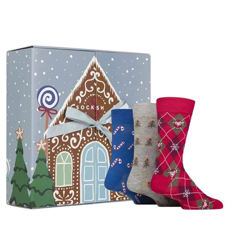 SOCKSHOP 25 Day Christmas Bamboo Sock Advent Calendar - Men's