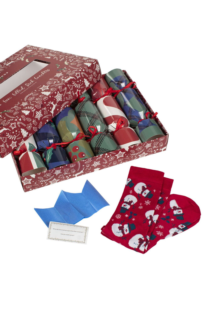 SOCKSHOP 6Pk Christmas Cracker Bamboo Socks Gift Box - Mens & Womens