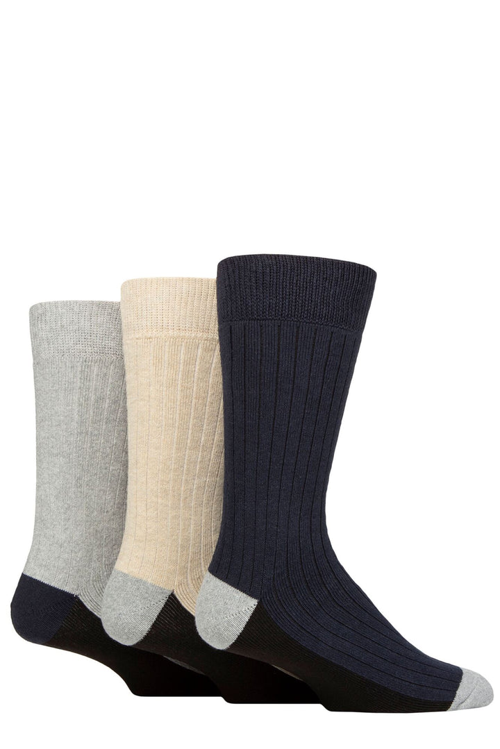 WILDFEET Men's 3PK Recycled Cotton Boot Sock