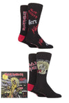 Load image into Gallery viewer, SOCKSHOP 4 Pair Pack Mens Iron Maiden 'Killers' Cotton Socks Gift Box - Mens
