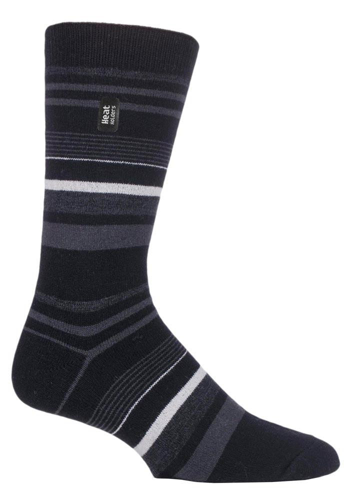 HEAT HOLDERS Ultra Lite Thermal Socks - Men's Stripes