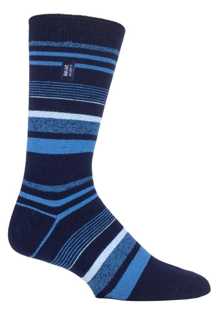 HEAT HOLDERS Ultimate Ultra Lite Thermal Socks - Men's Stripes