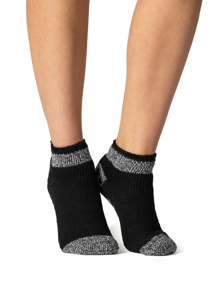 HEAT HOLDERS Thermal Ankle Slipper Socks-Womens