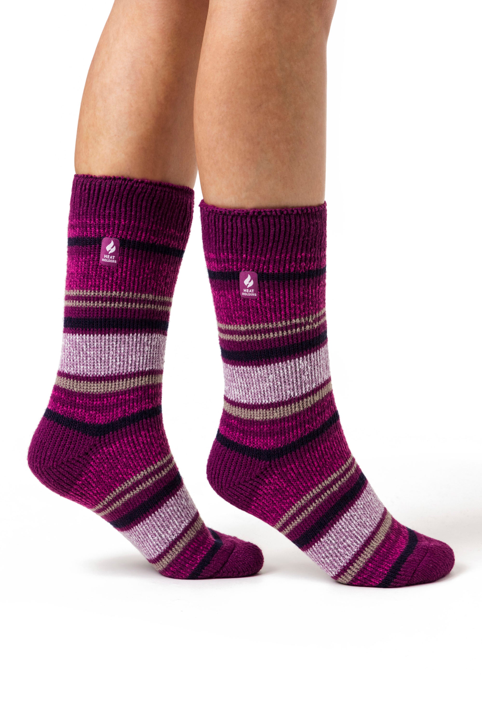 HEAT HOLDERS Original Thermal Twist Sock-Womens