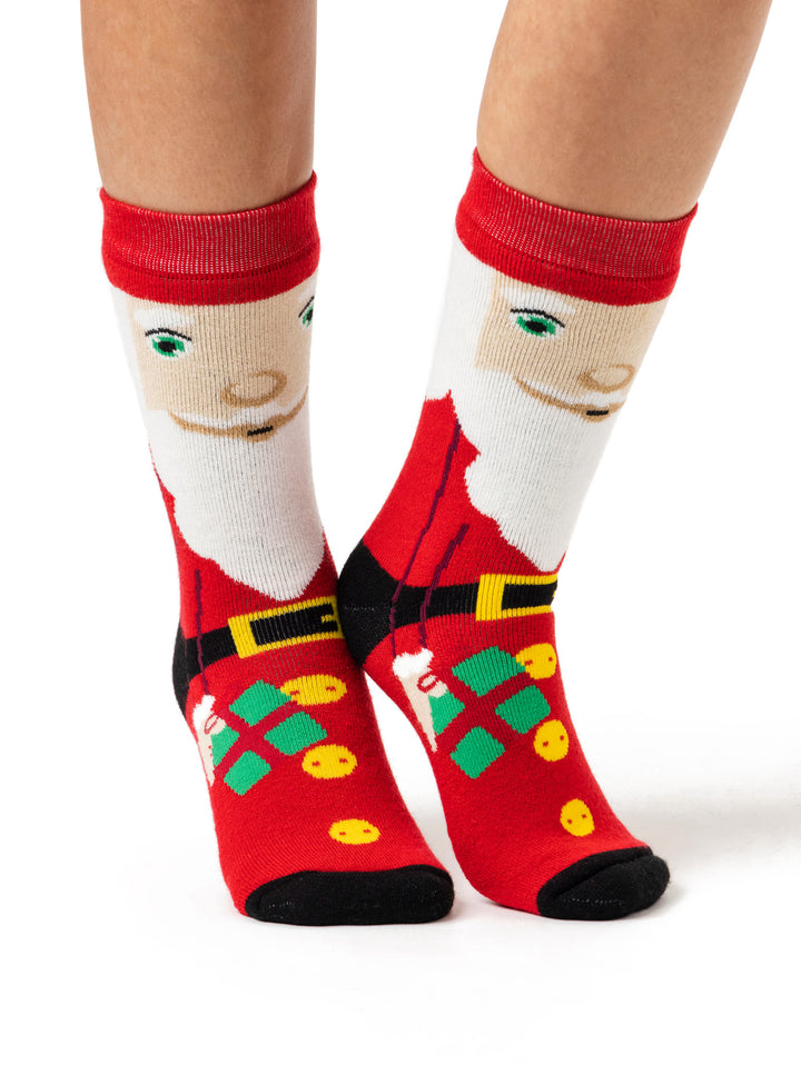 HEAT HOLDERS Christmas Dual Layer Slipper Socks -Womens 4-8