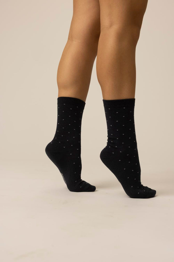 TORE 3Pk 100% Recycled Jacquard Spot Socks-Women's