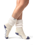 Load image into Gallery viewer, HEAT HOLDERS Lounge Slipper Socks With Comfy Slouch Top - Women&#39;s

