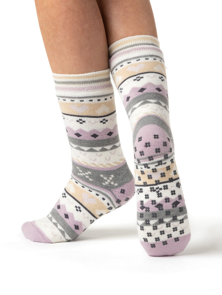 HEAT HOLDERS Soul Warming Dual layer Thermal Slipper Socks- Womens