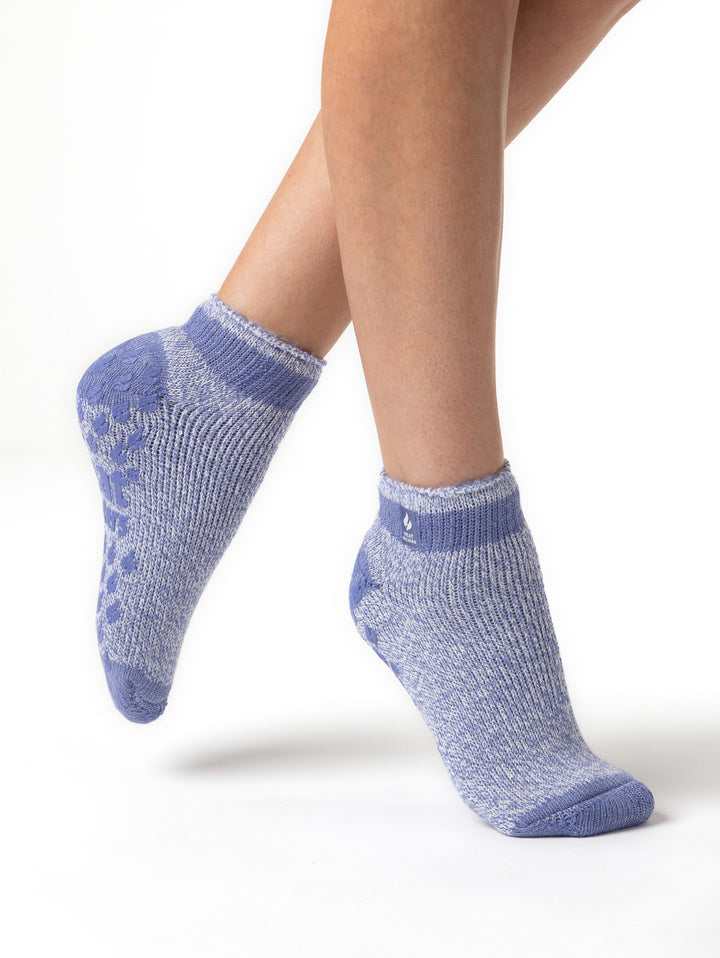 HEAT HOLDERS Thermal Ankle Slipper Socks-Womens