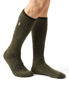HEAT HOLDERS Merino Wool Long Thermal Sock-Mens 6-11