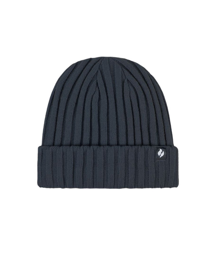 HEAT HOLDERS Kids Frosty Ribbed Thermal Beanie - Unisex 7-10 Years