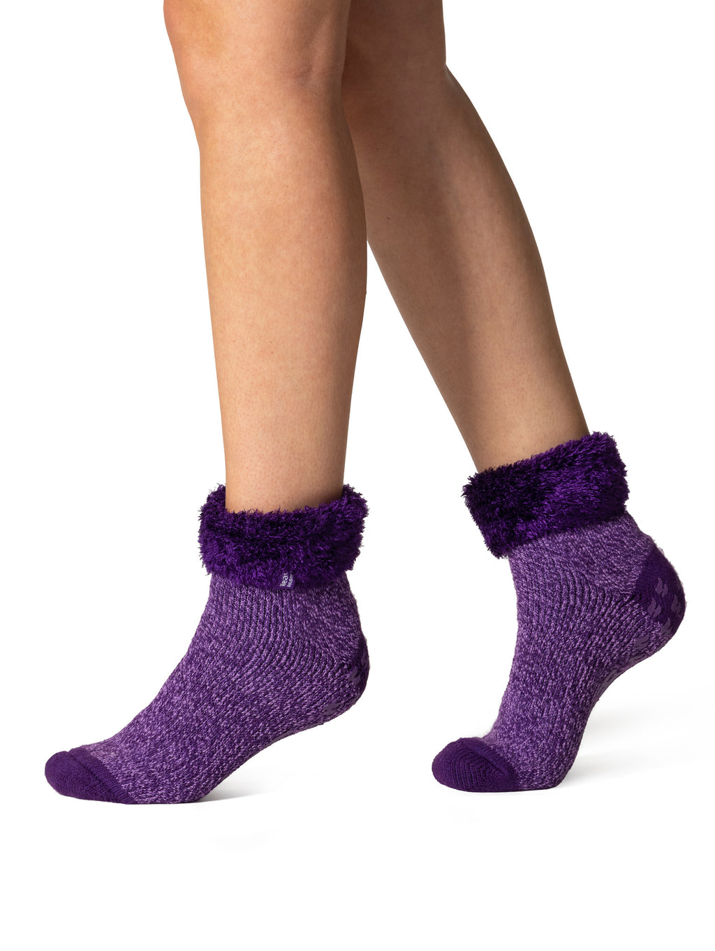 Heat Holder Women's Willow Block Twist LITE Socks| Warm + Soft, Hiking,  Cabin, Cozy at Home Socks | 5X Warmer Than Cotton Socks
