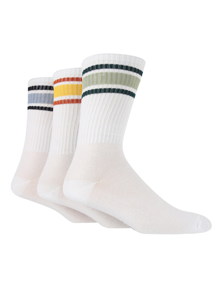 WILDFEET 3PK Men's Bamboo Sports Crew Socks