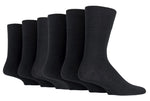 Load image into Gallery viewer, IOMI FootNurse Gentle Grip 6PK Bamboo Diabetic Socks - Men's
