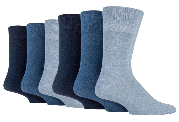 IOMI FootNurse Gentle Grip 6PK Bamboo Diabetic Socks - Men's