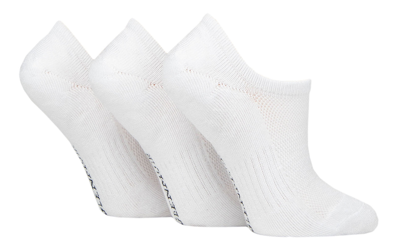 GLENMUIR 3PK Bamboo Technical No-Show Sports Shoe Liner Socks-Womens