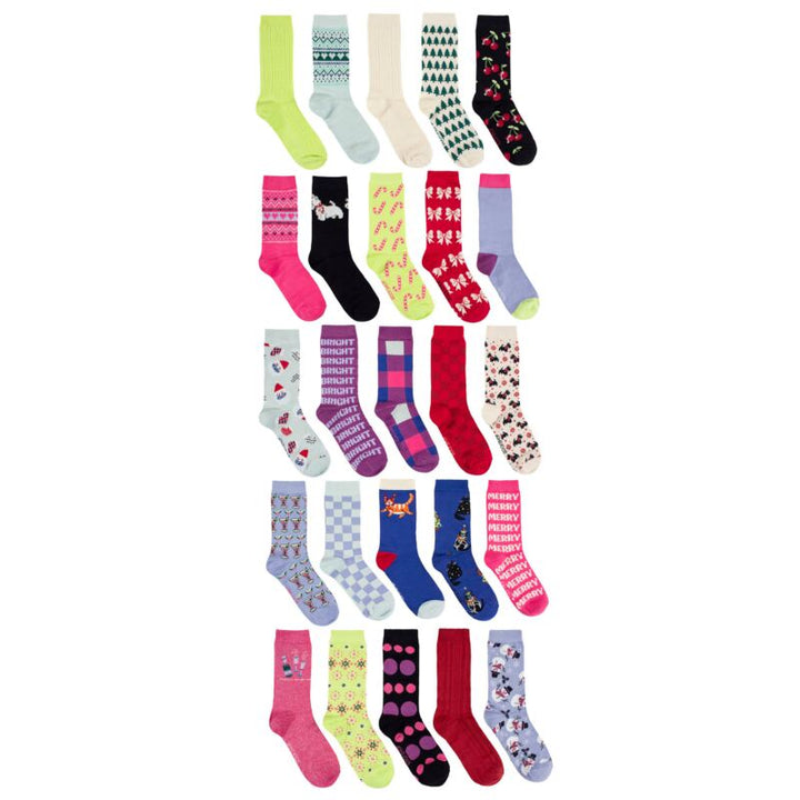 SOCKSHOP 25 Day Christmas Bamboo Sock Advent Calendar - Women's
