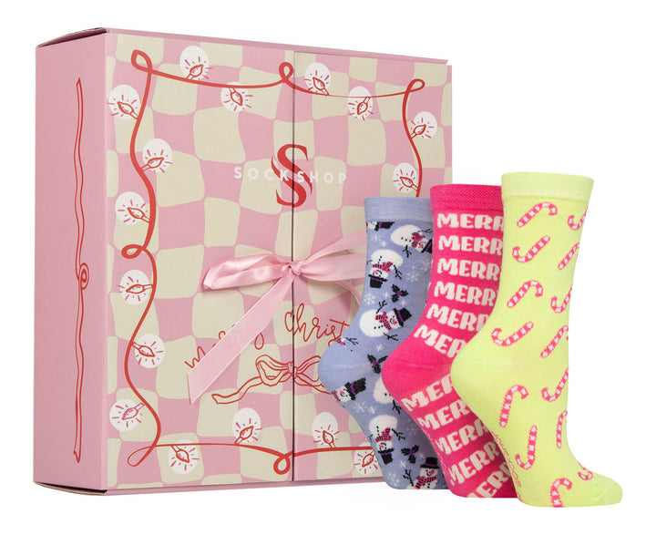 SOCKSHOP 25 Day Christmas Bamboo Sock Advent Calendar - Women's