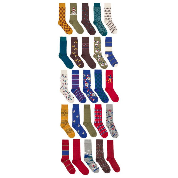 SOCKSHOP 25 Day Christmas Bamboo Sock Advent Calendar - Men's