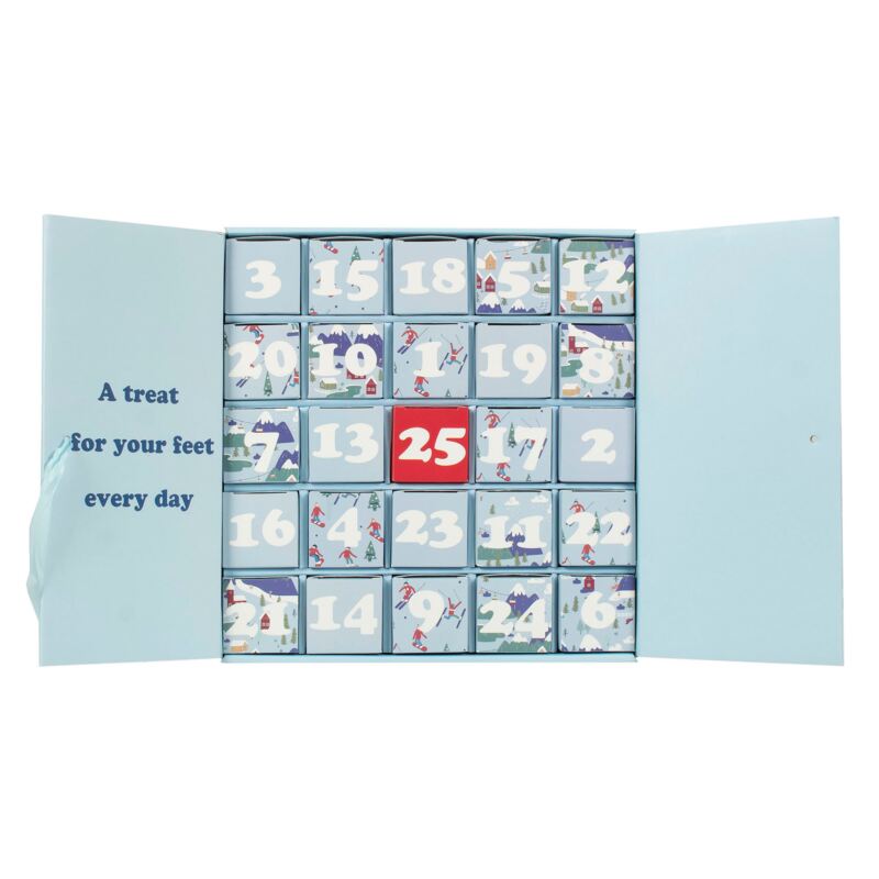 SOCKSHOP 25 Day Christmas Bamboo Sock Advent Calendar - Men's