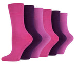 Load image into Gallery viewer, IOMI FootNurse Gentle Grip 6PK Bamboo Diabetic Socks - Women's
