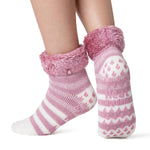 Load image into Gallery viewer, HEAT HOLDERS Thermal Lounge Slipper Socks-Womens
