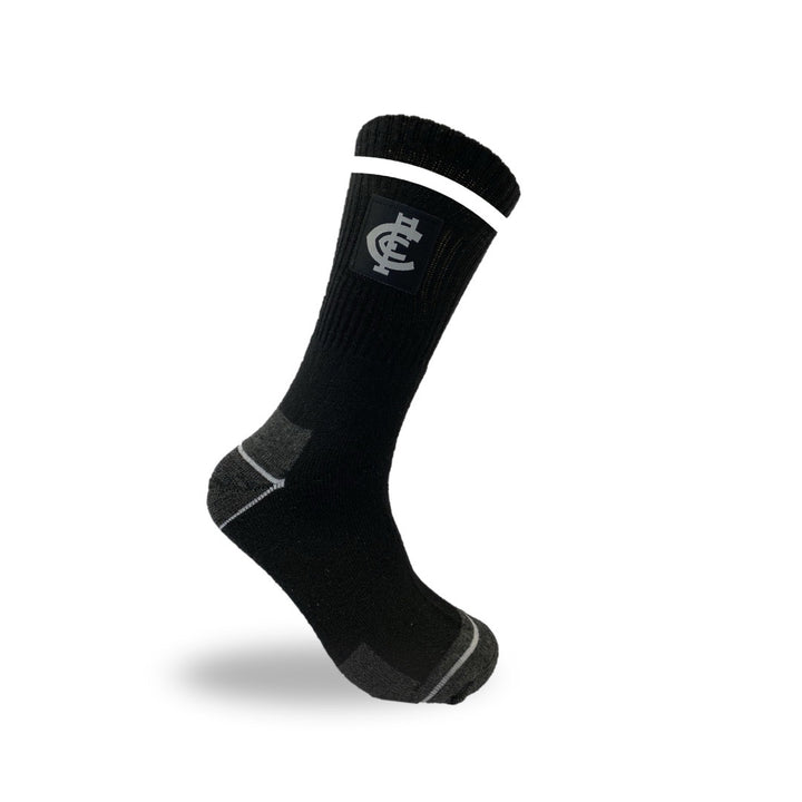 AFL Carlton Blues 2pk Heavy Duty Work Sock
