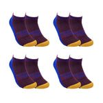 Load image into Gallery viewer, AFL Brisbane Lions 4Pk High Performance Ankle Sports Socks
