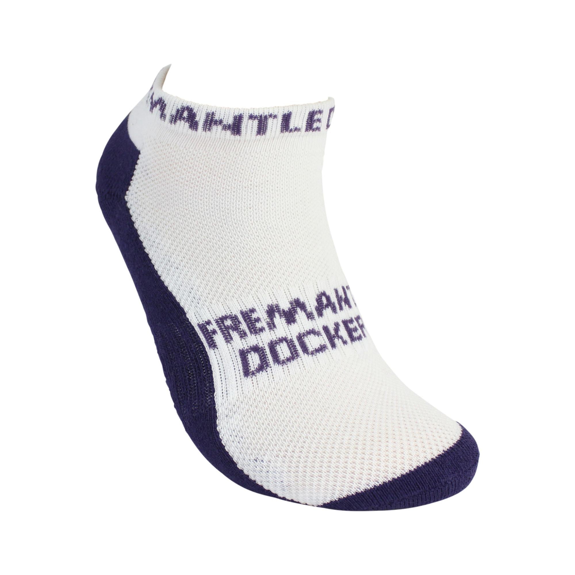 AFL Fremantle Dockers 4Pk High Performance Ankle Sports Socks