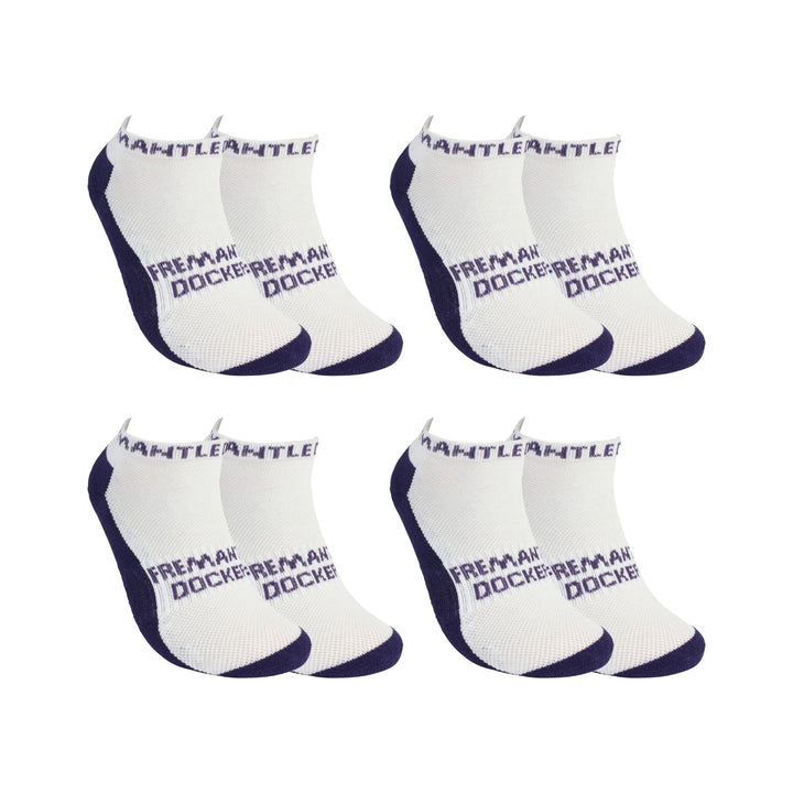 AFL Fremantle Dockers 4Pk High Performance Ankle Sports Socks