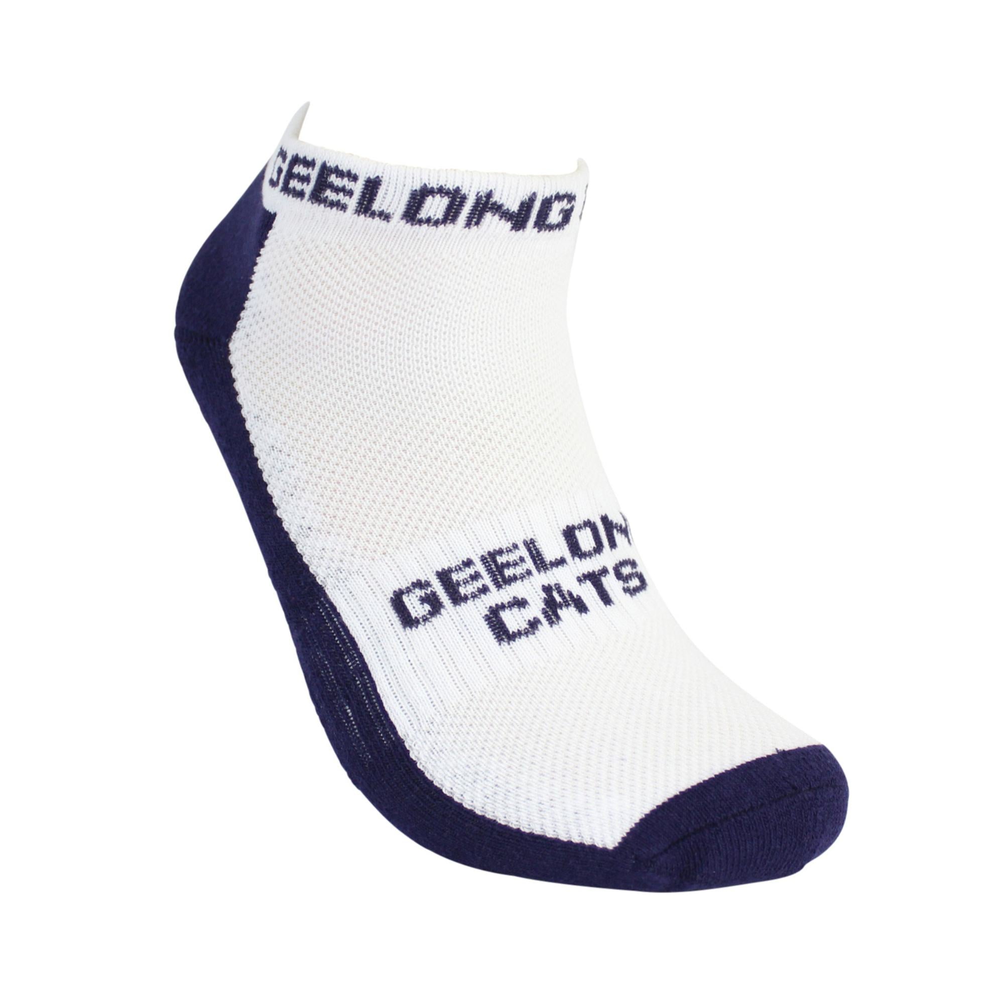 AFL Geelong Cats 4Pk High Performance Ankle Sports Socks