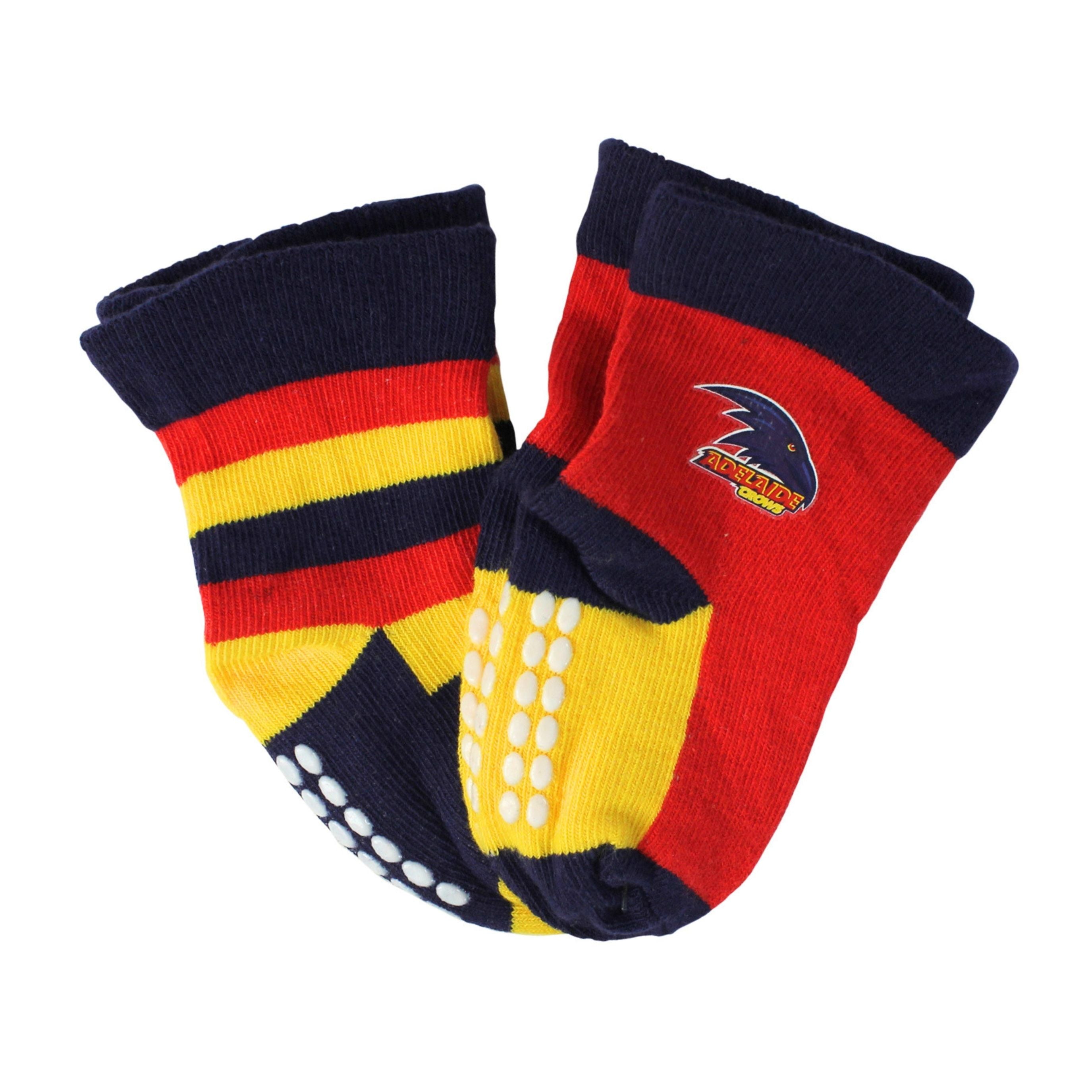 AFL Adelaide Crows 4Pk Infant Socks