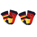 Load image into Gallery viewer, AFL Adelaide Crows 4Pk Infant Socks
