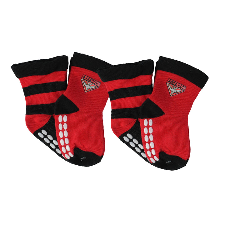 AFL Essendon Bombers 4PK Infant Socks